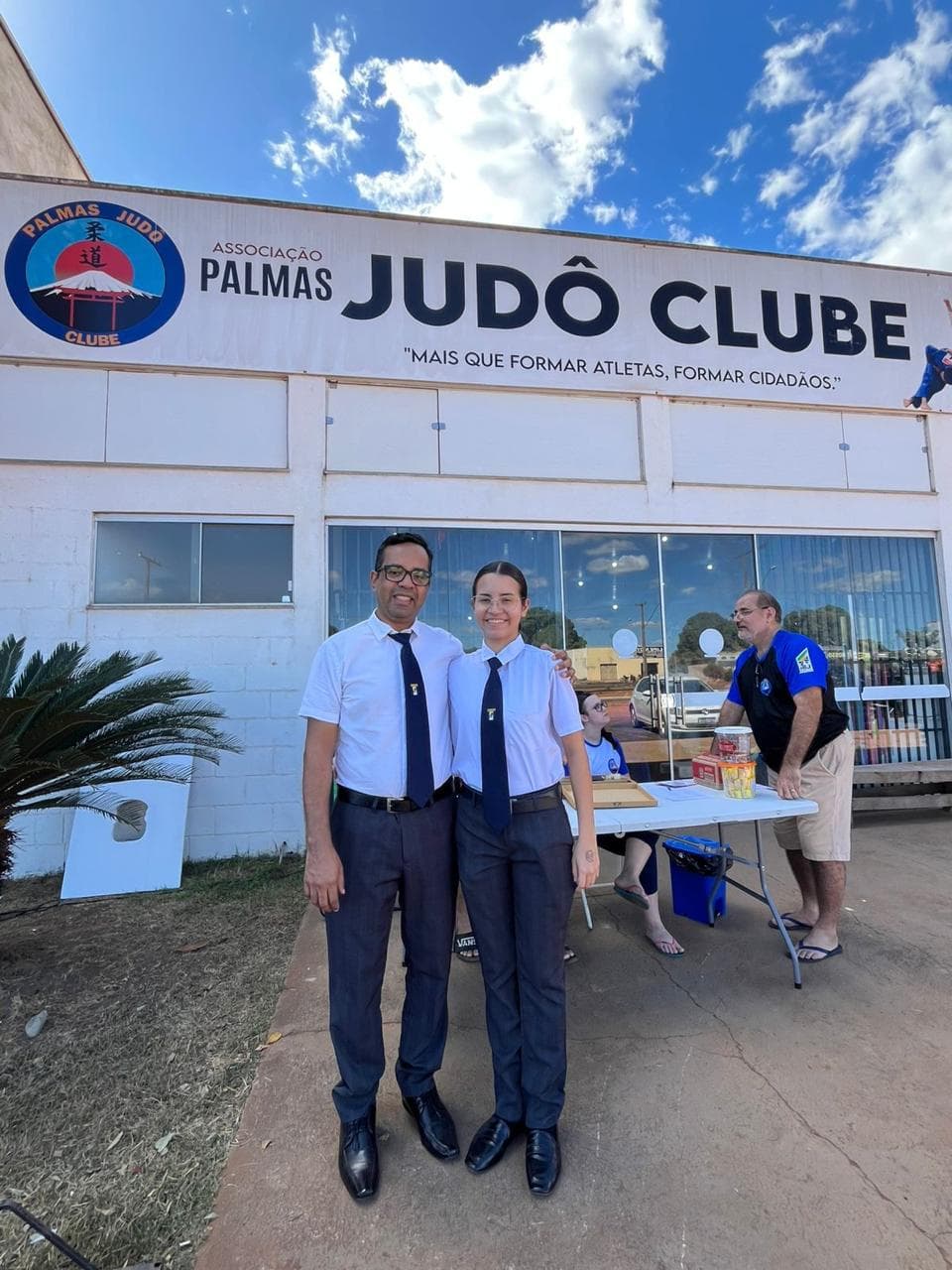 Fachada da Associação Palmas Judô Clube, na 804 Sul